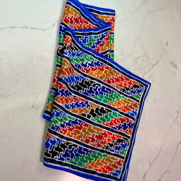 Accessories - Vintage silk scarf - NWT - with original price tag from 40+ ago.